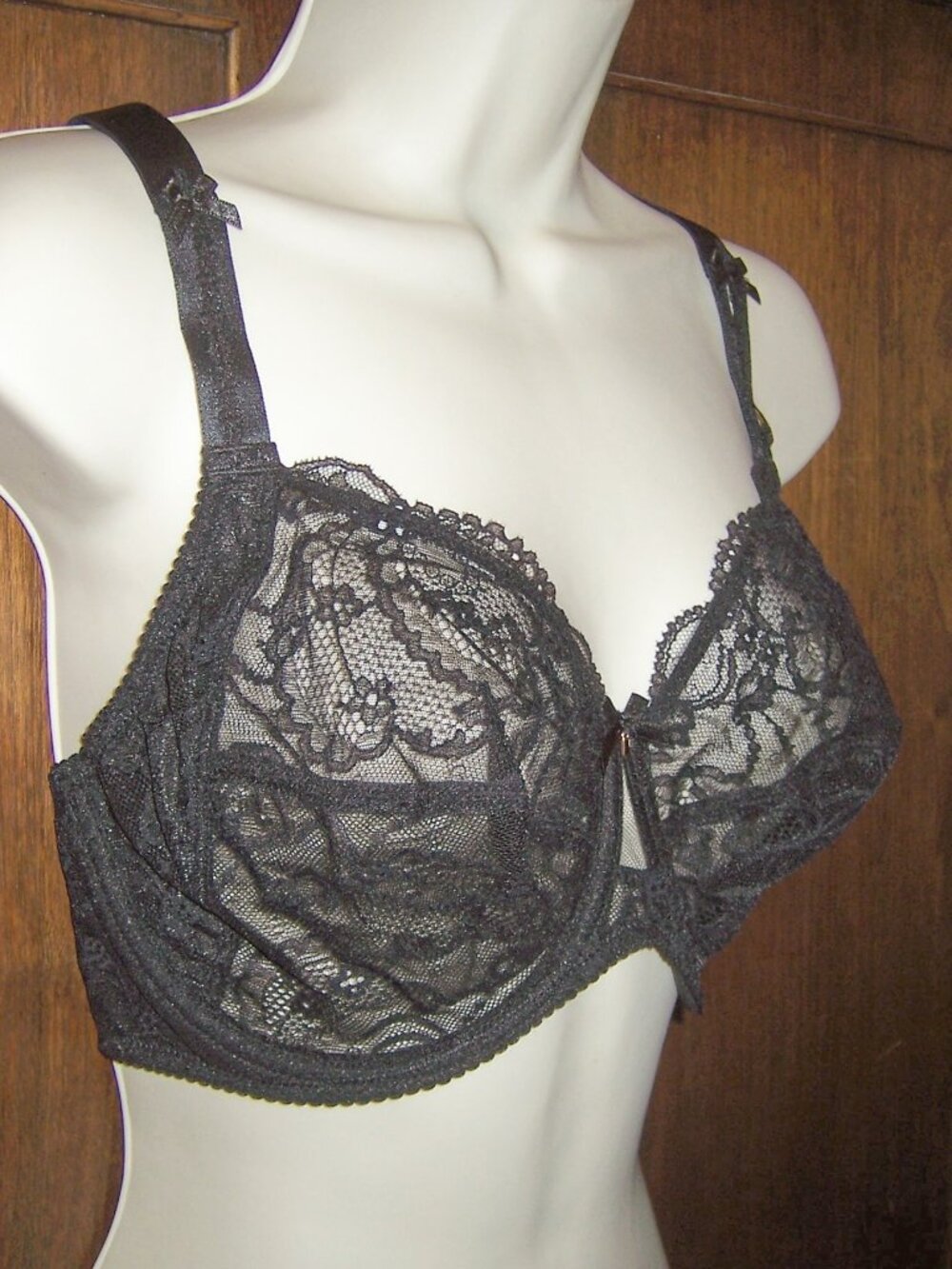 Lise Charmel Feerie Couture Full Cup Lace Bra Black 36F NWT NEW
